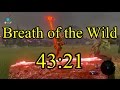 Breath of the Wild Any% Speedrun in 43:21 (No Amiibo)