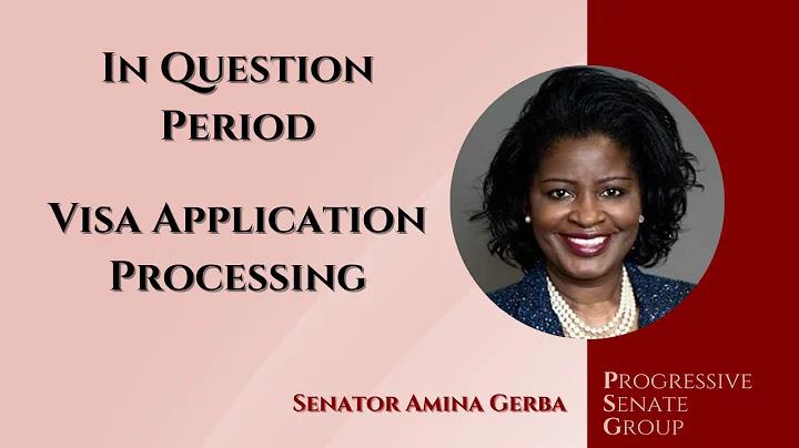 Senator Gerba asks about visa application processing - June 20, 2023 (English feed)