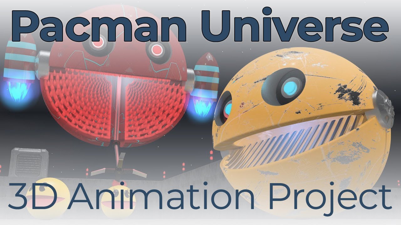 Pacman Universe – Robotic Character Animation in a Sci-Fi Environment
