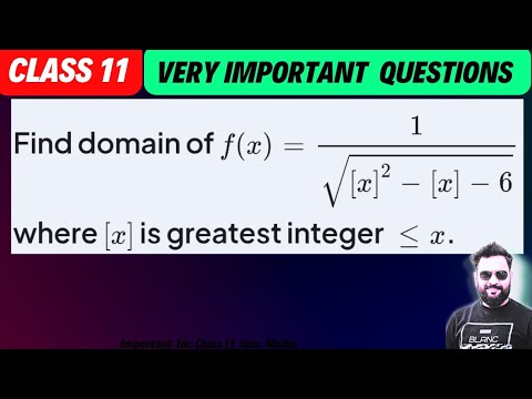 Find the domain of f(x) =1/(sqrt([x]^2-[x]-6) where [x] is greatest integer function 
