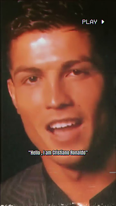 I am Cristiano Ronaldo😳