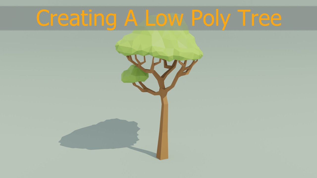 Creating A Low Poly Tree In Blender 2.83 - YouTube