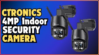 Ctronics 4MP Indoor Security Cameras | 4 Pack | 2024 Latest Updates