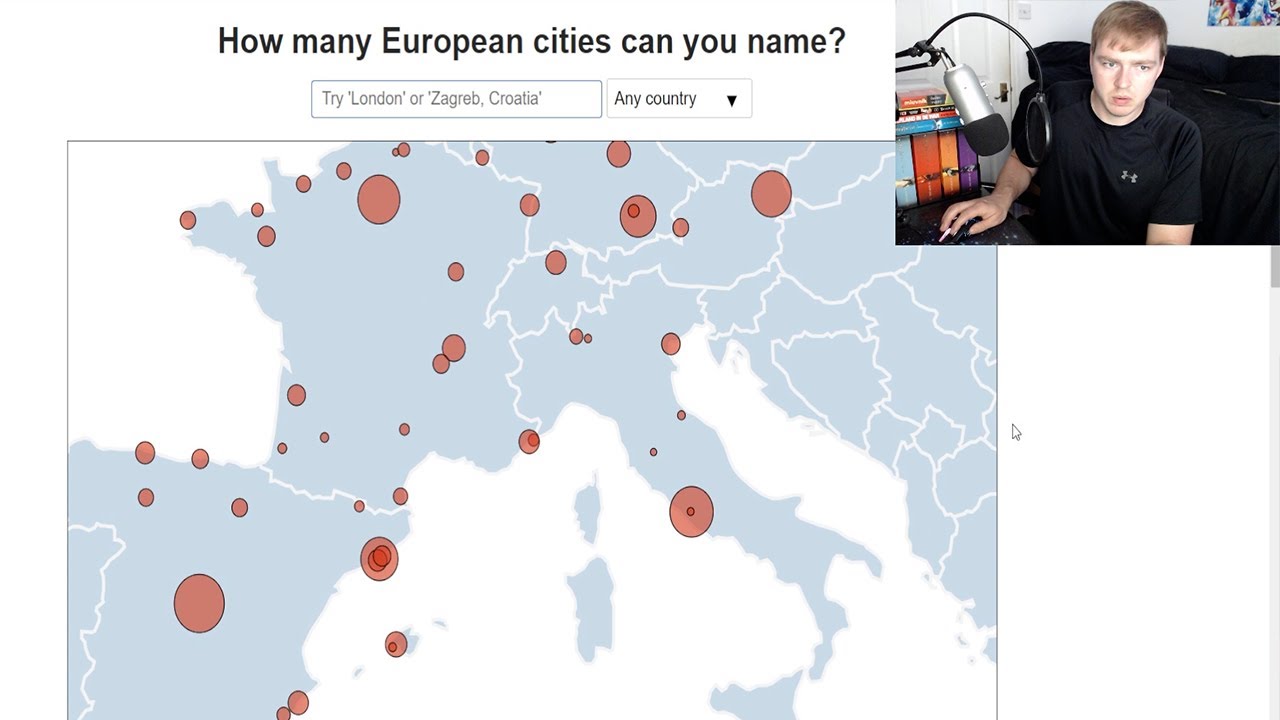 How Many European Cities can I Name? - YouTube