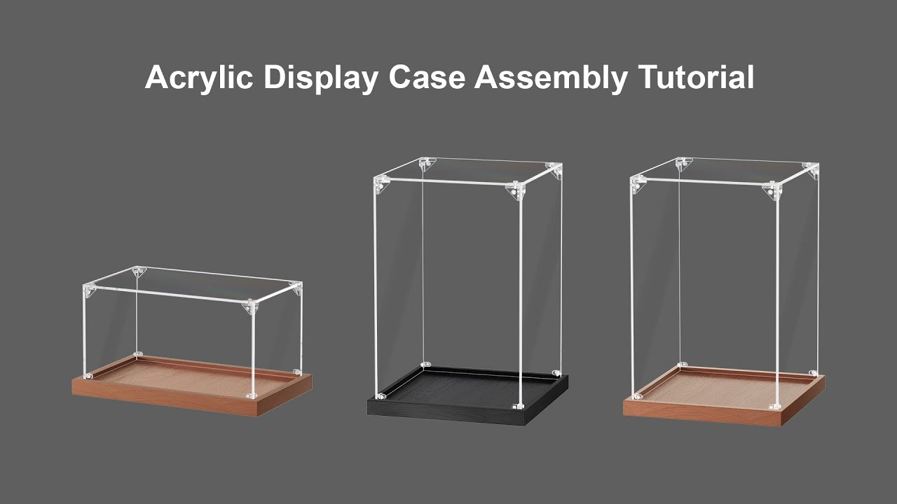 Acrylic Display Case Assembly Tutorial (023) - YouTube
