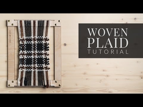Video: How To Weave A Plaid