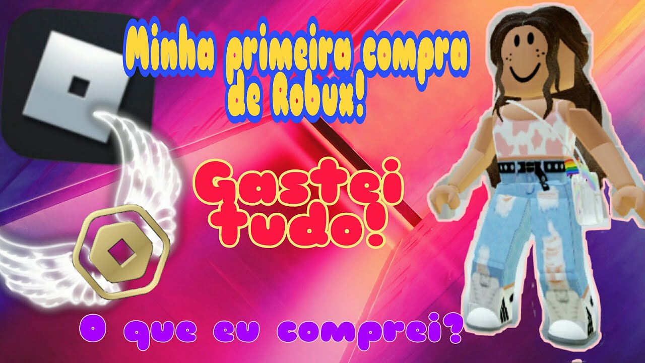 gastei robux pela primeira vez! #robloxx #roblox #robloxedit #robloxfy