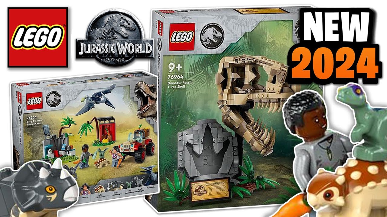 LEGO Jurassic World 2024 Sets OFFICIALLY Revealed Brick Finds & Flips