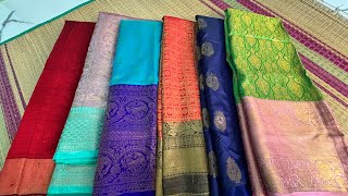 Rmkv,Pothys sarees collection silk sarees,Banarasi ,Raw silk with price sarees my collection 2025