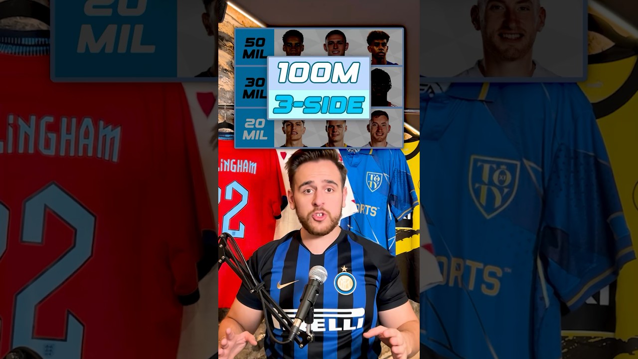 You have 100M… build a FRONT 3 with these players 🔥 #football #soccer