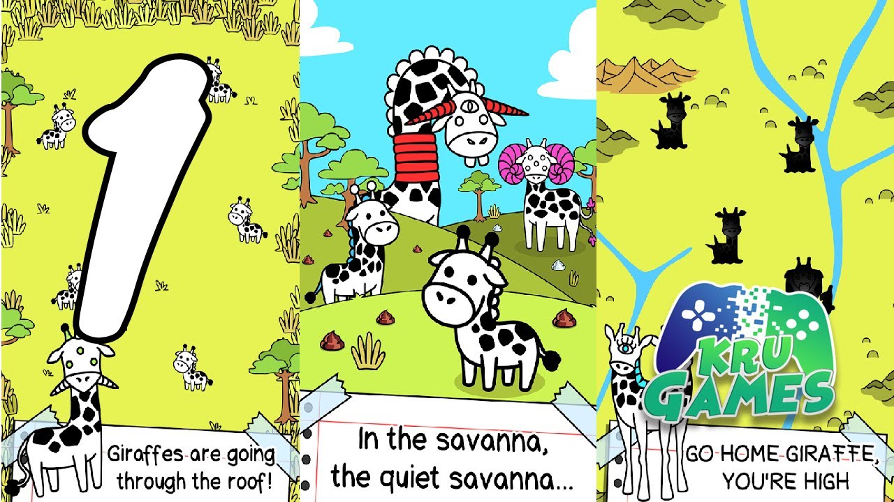 Giraffe Evolution - Mutant Giraffes Clicker Game Gameplay Walkthrough #1 (Android, IOS)