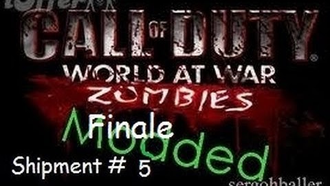 Cod Waw Shipment Zombies Part 5 (Solo) The End (Short)