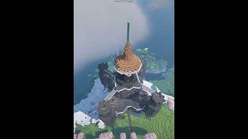 Freecam mod around my castle #minecraft #castle #cameramovement #mods