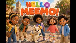 Hello Meemo! 🐶 | Fun Preschool Song for Kids | Sing, Clap & Play