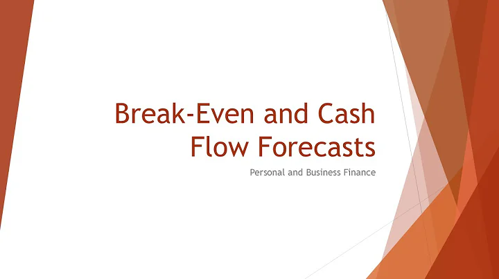 Break-Even and Cash Flow Forecasts | Pearson Edexcel BTEC Business Extended Diploma