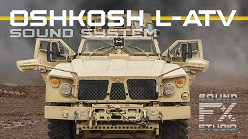 Oshkosh L-ATV Sound System Demonstration for Unreal Engine (Military Vehicle I)