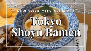 [NYC]Beautifully Cooked New Tokyo Style Shoyu(Soy sauce) Ramen at Ishida #foodie #vlog #newyork