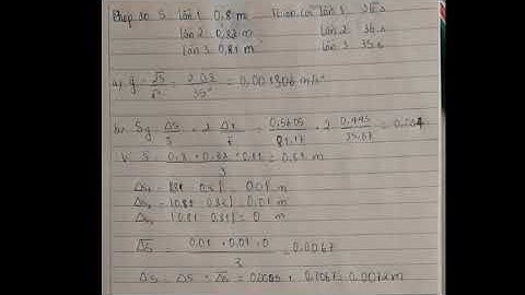 Bài 11:Thực hành : Đo gia tốc rơi tự do (Sgk Vật Lý 10 Kết nối tri thức)