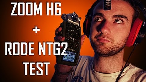 GREAT AUDIO SETUP FOR VIDEO | Zoom H6 + Rode NTG2