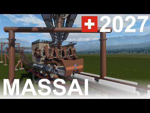 MASSAI | NEW Roller Coaster 2027 | Conny-Land, Switzerland | Onride POV | WQHD