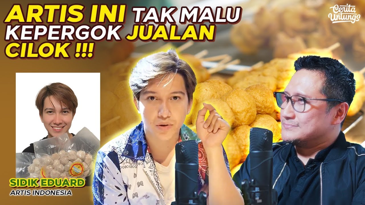 VIRAL!! ARTIS JUALAN CILOK?  - Shidiq Edward