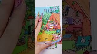 ASMR | 3D scene stickers-Leopard Dairy. 🥰. #asmr #relax #satisfying #sticker #diy