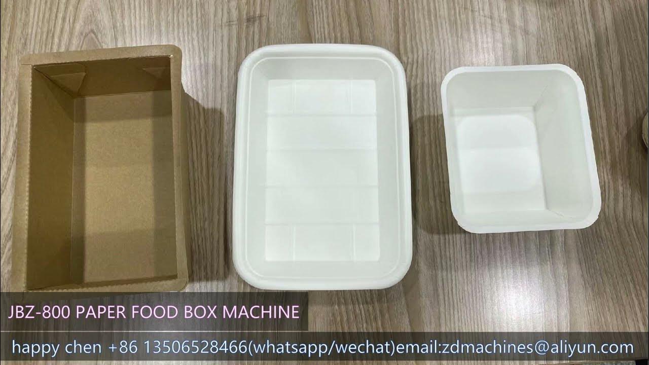 one set machine making different shape and size paper food box paper