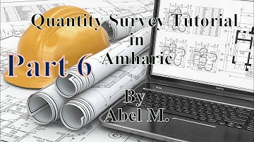 Quantity Survey Tutorial in Amharic G+1 Takeoff Sheet - Concrete Work & Formwork Part 6 By Abel M