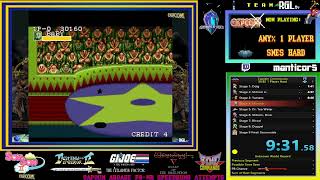 Captain Commando, Capcom SNES-1995. Any% SNES 1 Player (Hard): 28:09