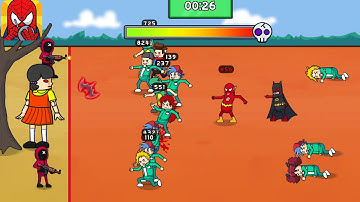 Survival 456 With Super Hero - Gameplay Walkthrough Part 3 The Flash + Batman Skin ( Android, iOS )