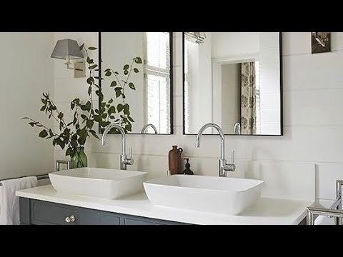 اشكال مرايا الحمامات الحديثة