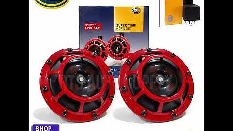 Hella Super Tone horn sound test