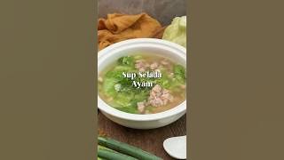 If you have lettuce, you can make Tuesday Chicken Soup! 😉 Satset can be for sahur☝🏻 #lettucesoup ...