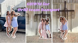 Grwm me for my last drill team banquet