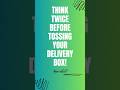 Stop Tossing Delivery Boxes Without Doing This! 📦⚠️ #deliveryscam #identitytheft @privotect