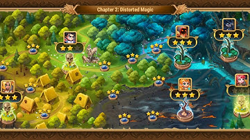 Hero Wars clearing chapter 2 (Distorted magic)