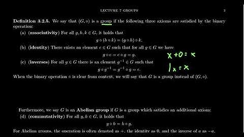Groups (Abstract Algebra)