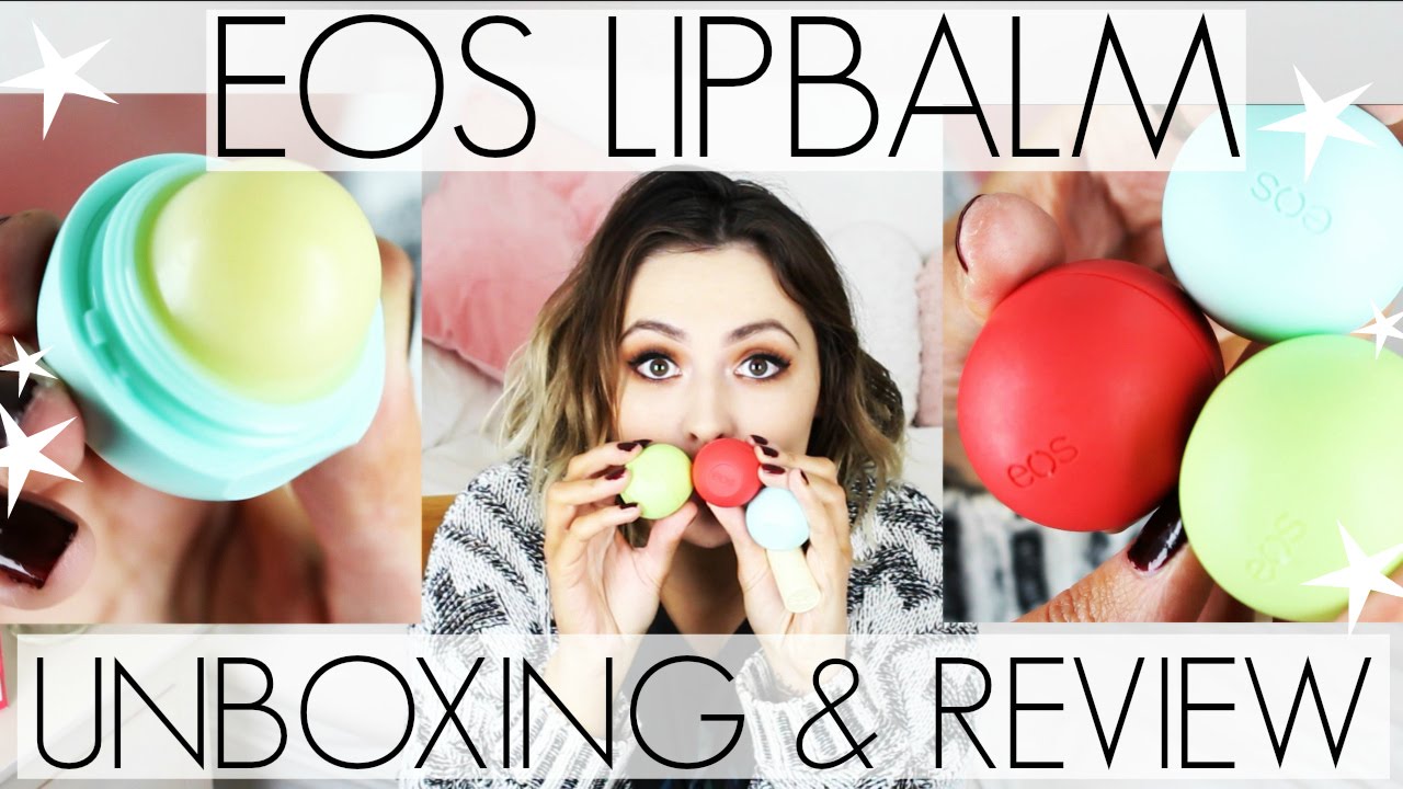EOS Lip balm Unboxing & Review 2015 YouTube