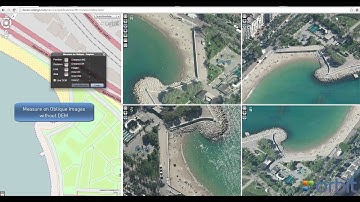 Orbit Oblique Publisher: Measure position, distance, line, or area in Oblique Images.