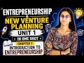 Lecture-01 of Entrepreneurship &amp; New Venture Planning.✔️📈BCOM/BBA/ALL UG COURSES.#du#4thsem#au#bhu