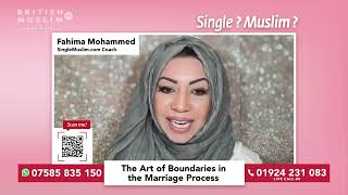 Boundaries in the process of marriage- Single Muslim LIVE - Episode 89 screenshot 5