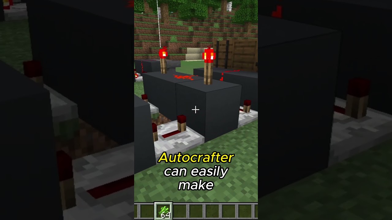 Autocrafter: Changes Farming Forever  #minecraft #shorts