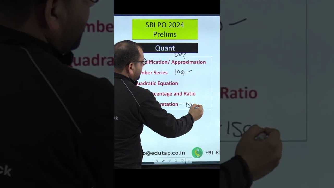 5 Most Important Topics of Quant for SBI PO 2024 Prelims | SBI PO 2024 Preparation Strategy | EduTap