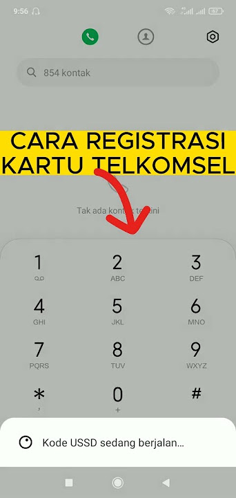 CARA REGISTRASI KARTU TELKOMSEL #SHORTS