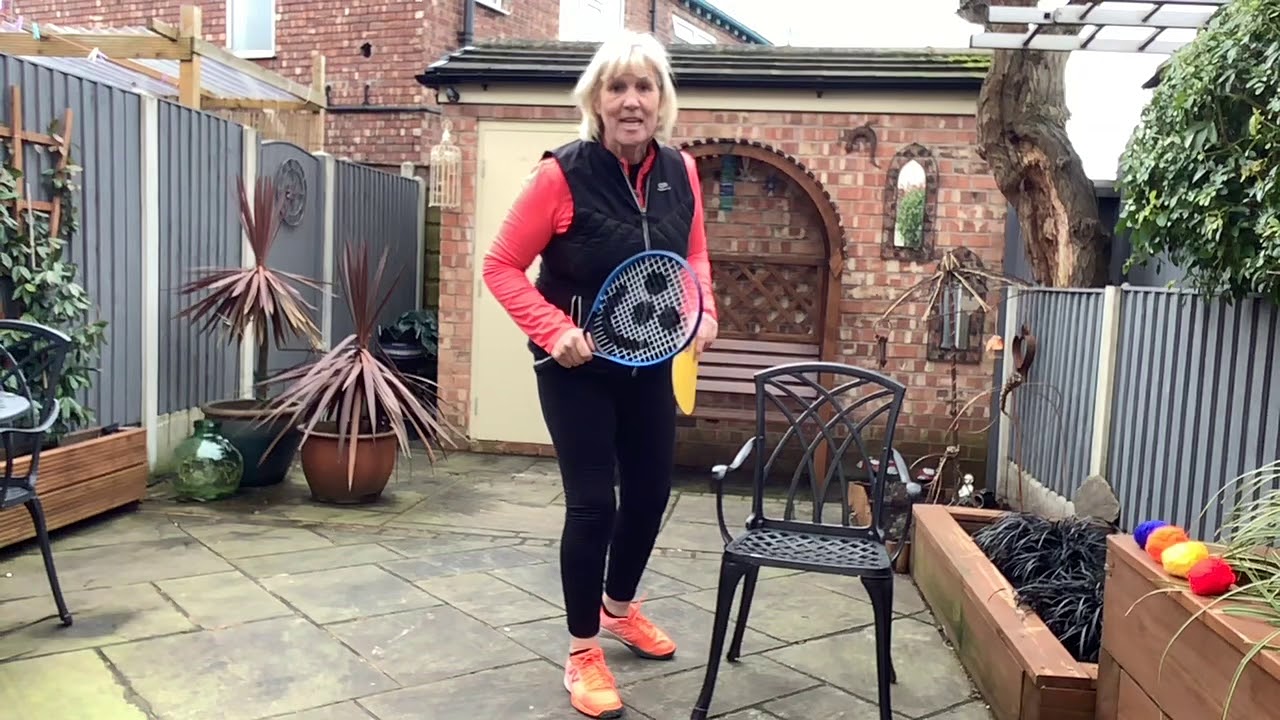 A tennis activity on Pancake Tuesday!