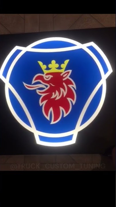 Светодиодная табличка для грузовика SCANIA V8 СКАНИЯ спальник лобовое ...