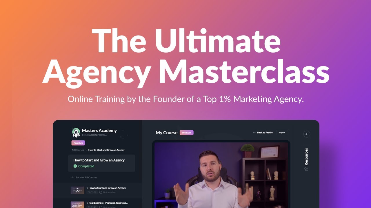 The Ultimate Agency Masterclass Lifetime Deal: Transform Your Business