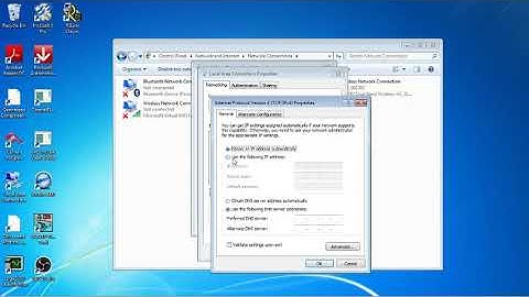 Ethernet Adapter Settings and Shortcut