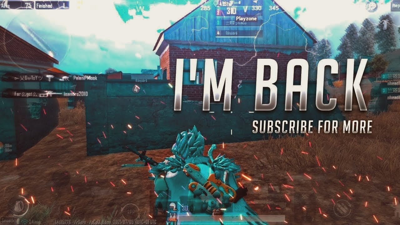 Comeback || BGMI Montage || 40 fps gameplay || I AM BACK || Redmi note 10 pro