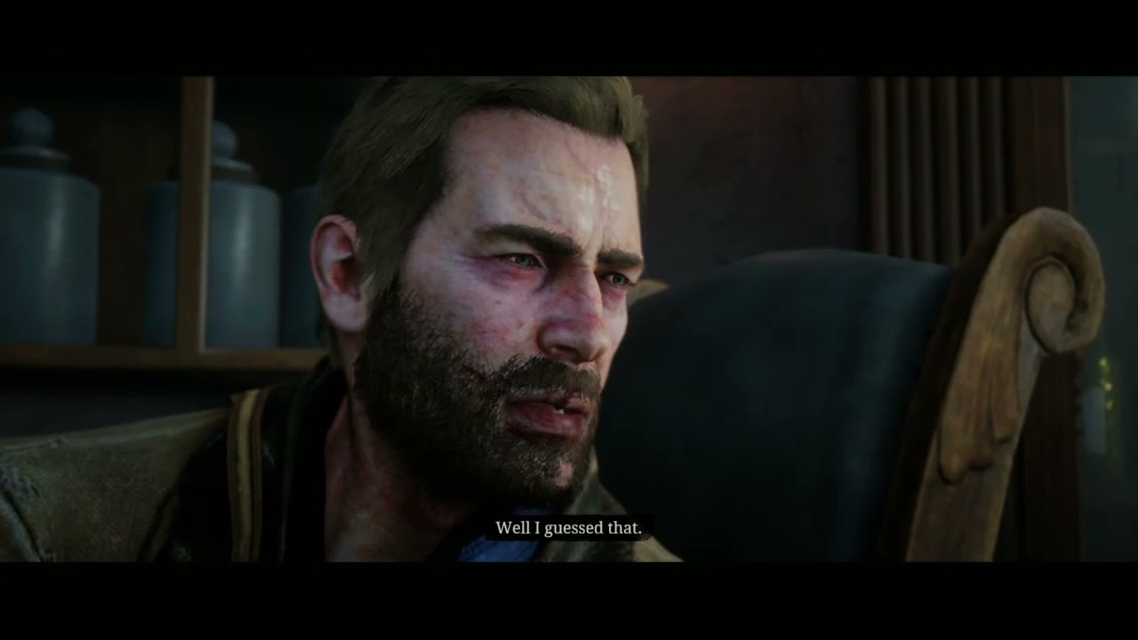 Arthur Morgan gets diagnosed with tuberculosis scene. (High Honor ...